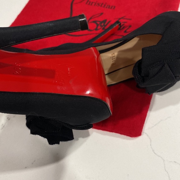 Christian Louboutin Open Toe Pumps - Picture 7 of 13